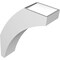 Ekena Millwork 6-in. W x 18-in. D x 24-in. H Thorton Architectural Grade PVC Knee Brace BRCP06X18X24THR - alternate 6